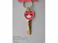 Metal keychain-key from Canada-series-21