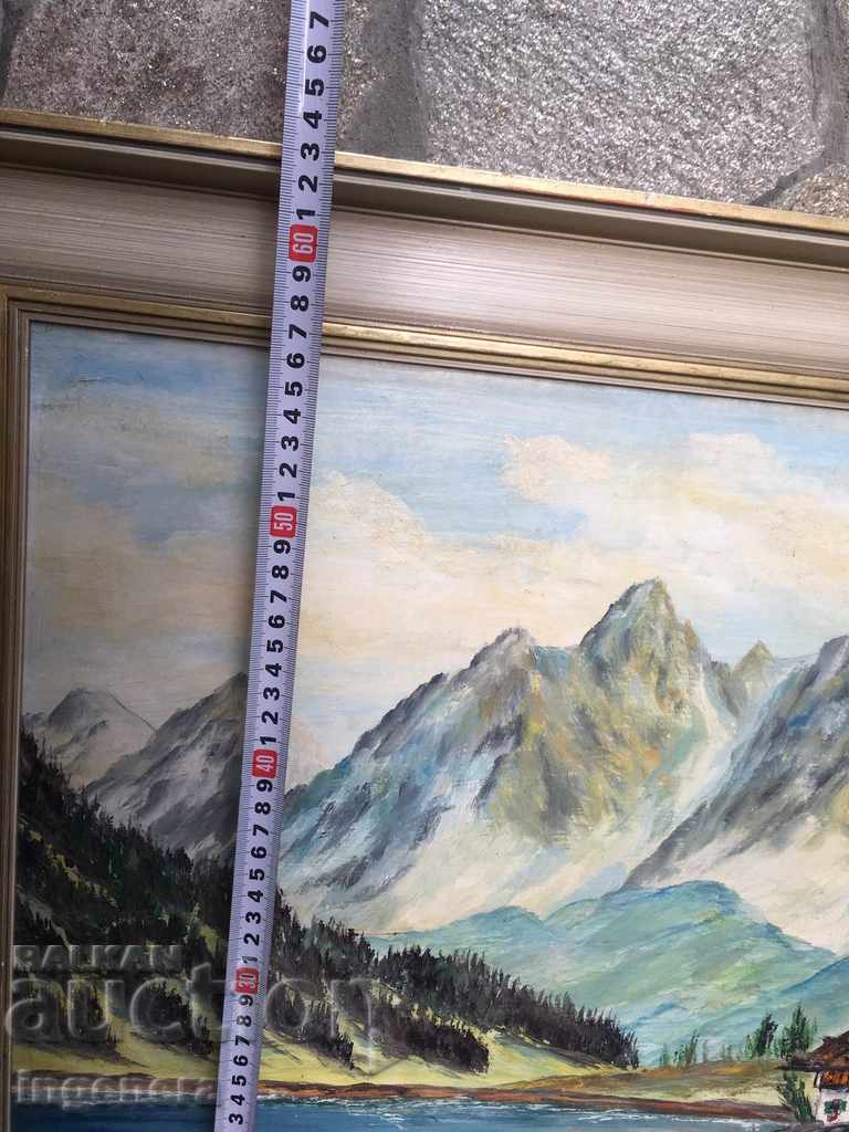 Delivery of PICTURE HUGE-OIL FAZER-HOUSE IN THE ALPS Delivery of PICTURE HUGE-OIL FAZER-HOUSE IN THE ALPS