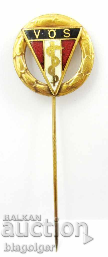 AUSTRIA-OLD BADGE-SPORTS MEDICINE-TOP QUALITY with price 12.00 BGN | € 6.14 AUSTRIA-OLD BADGE-SPORTS MEDICINE-TOP QUALITY with price 12.00 BGN | € 6.14