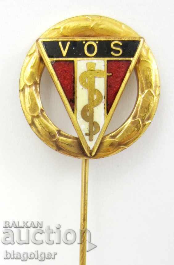 Auction AUSTRIA-OLD BADGE-SPORTS MEDICINE-TOP QUALITY Auction AUSTRIA-OLD BADGE-SPORTS MEDICINE-TOP QUALITY