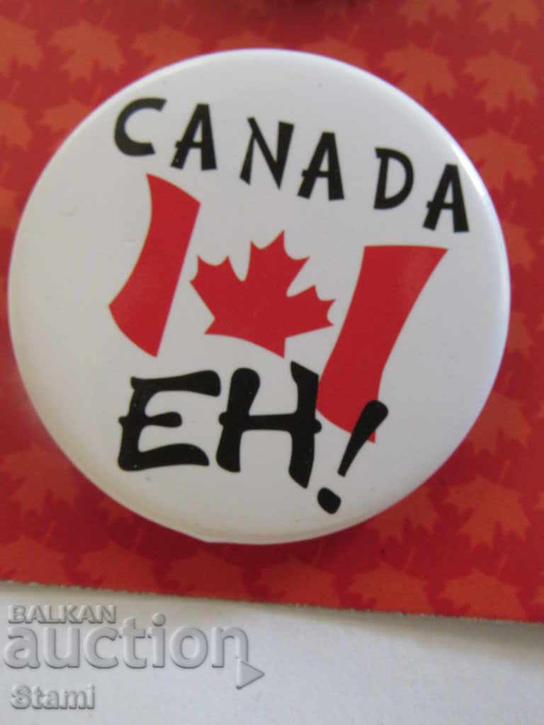 Set of 3 Metallic Badges - Canada - 7 Set of 3 Metallic Badges - Canada - 7
