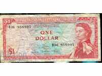 EAST CARIBBEAN EAST CARIBBEAN 1 $ B36 issue 1965
