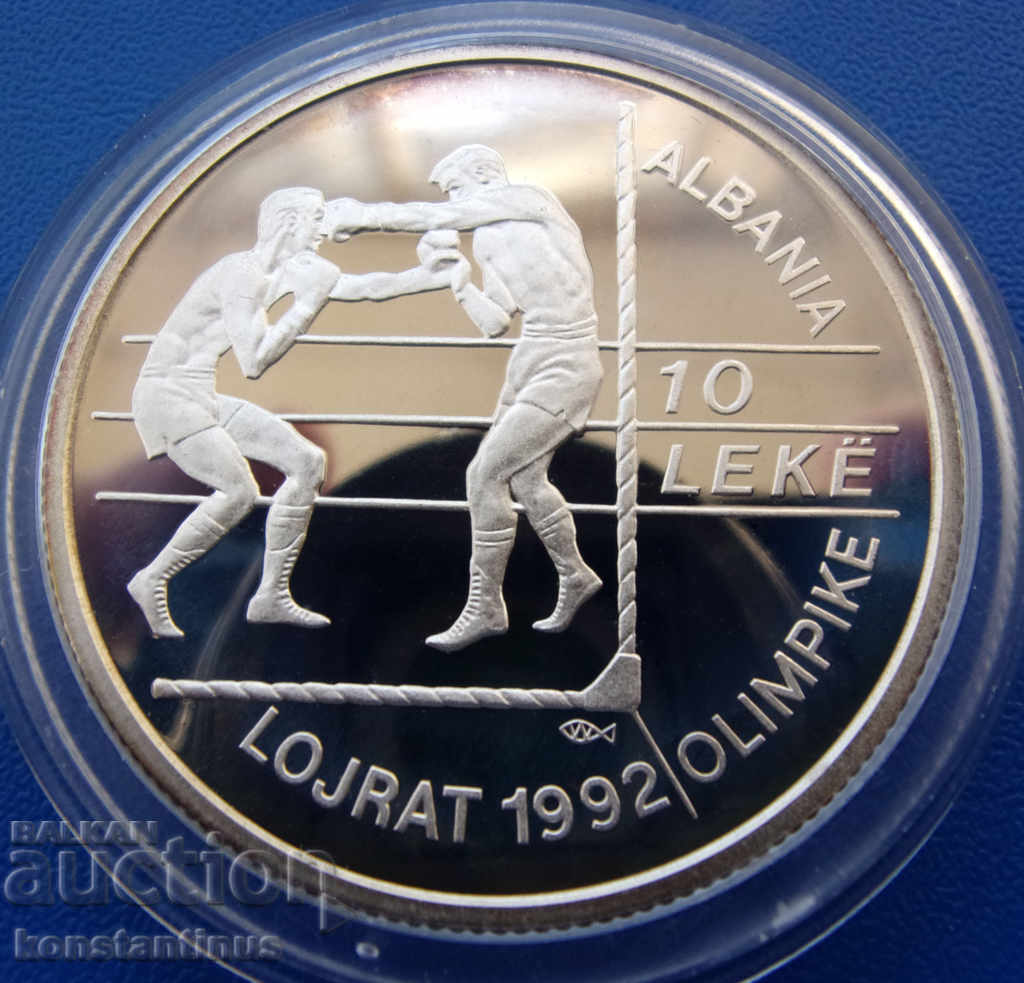 Αλβανία 10 Leke 1992 PROOF UNC Πολύ σπάνια