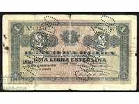 RS (20) Mozambique 1 Libra 1919 Rare