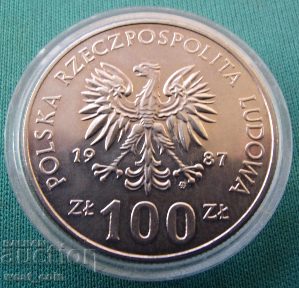 Polonia 100 Zloty 1987 UNC cu preț € 5.11 | 9.99 BGN