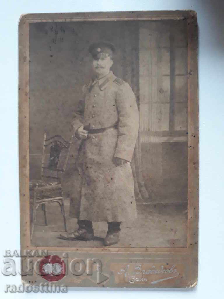Φωτογραφικό χαρτόνι Φωτογραφία Α. Βλάντικοφ Πρίγκιπα στρατιώτης
