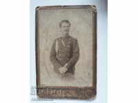 Foto Carton fotografie de Iv. Ofițerul prințului Karastoyanov