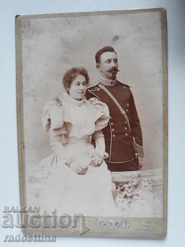 Photo Cardboard Photo D. Karastoyanov Princes officer