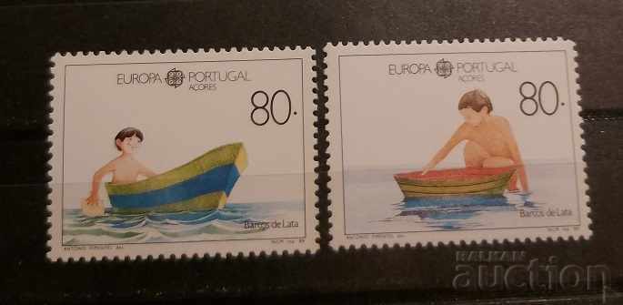 Portugal / Azores 1989 Europe CEPT Ships / Children MNH