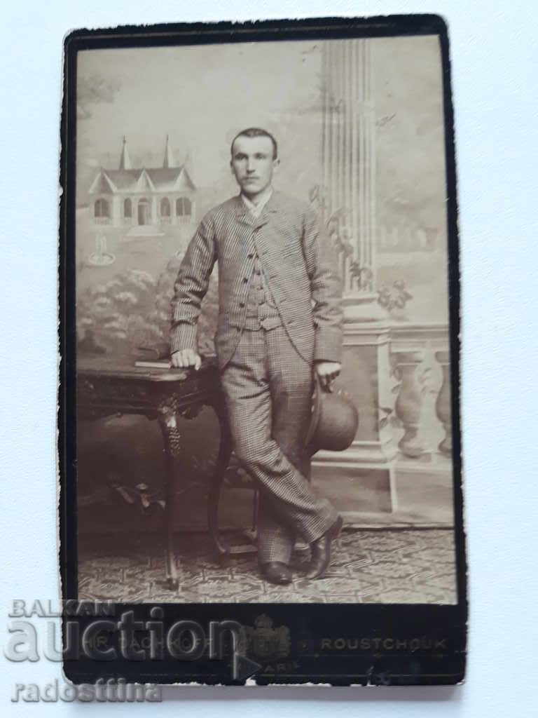 Photo Cardboard Chr. Dashkov 1890 Rousse