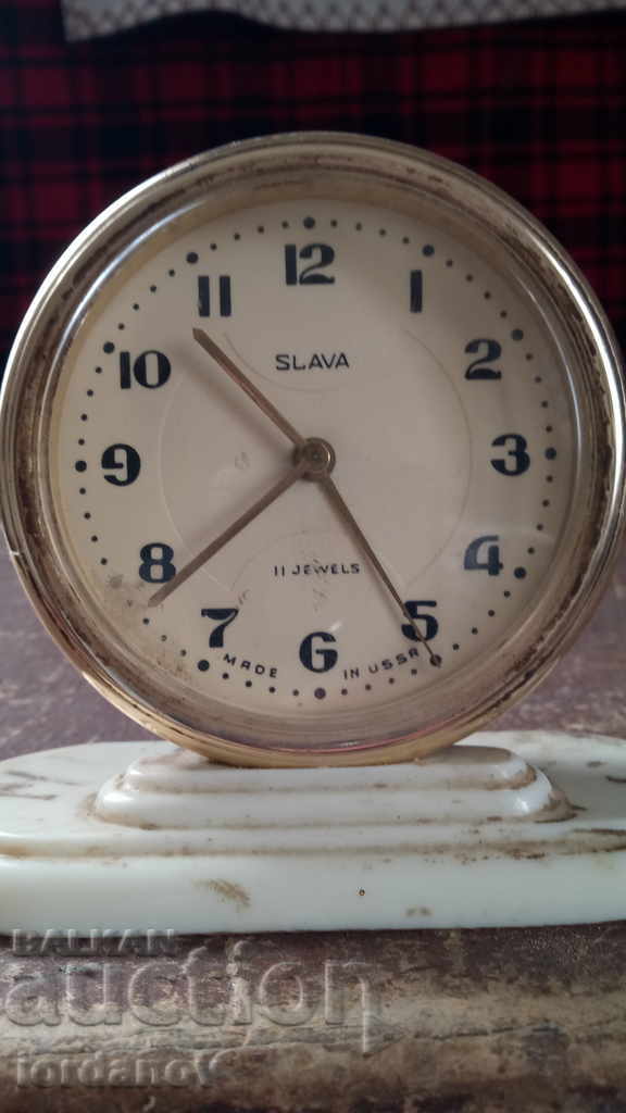 Desktop clock "SLAVA" with price 12.00 BGN | € 6.14 Desktop clock "SLAVA" with price 12.00 BGN | € 6.14
