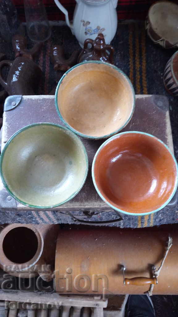 Old ceramic bowls