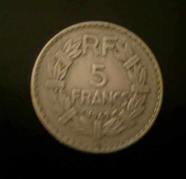 FRANȚA - 5 FRANȚA 1949.