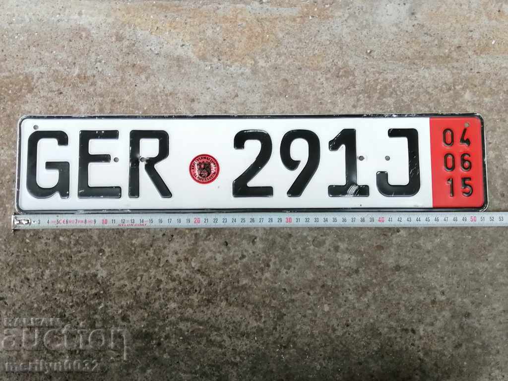 Vehicle Registration Number plate plate - 5 Vehicle Registration Number plate plate - 5