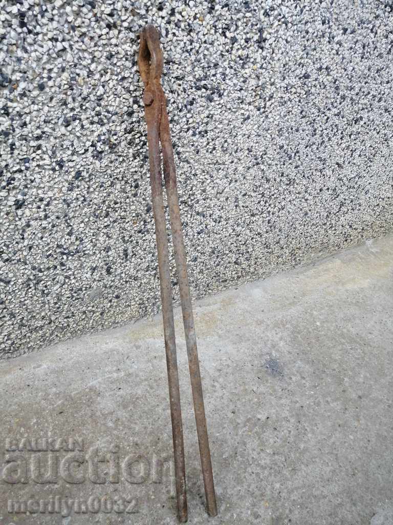 Blacksmith's tongs wrought iron tool - 6 Blacksmith's tongs wrought iron tool - 6