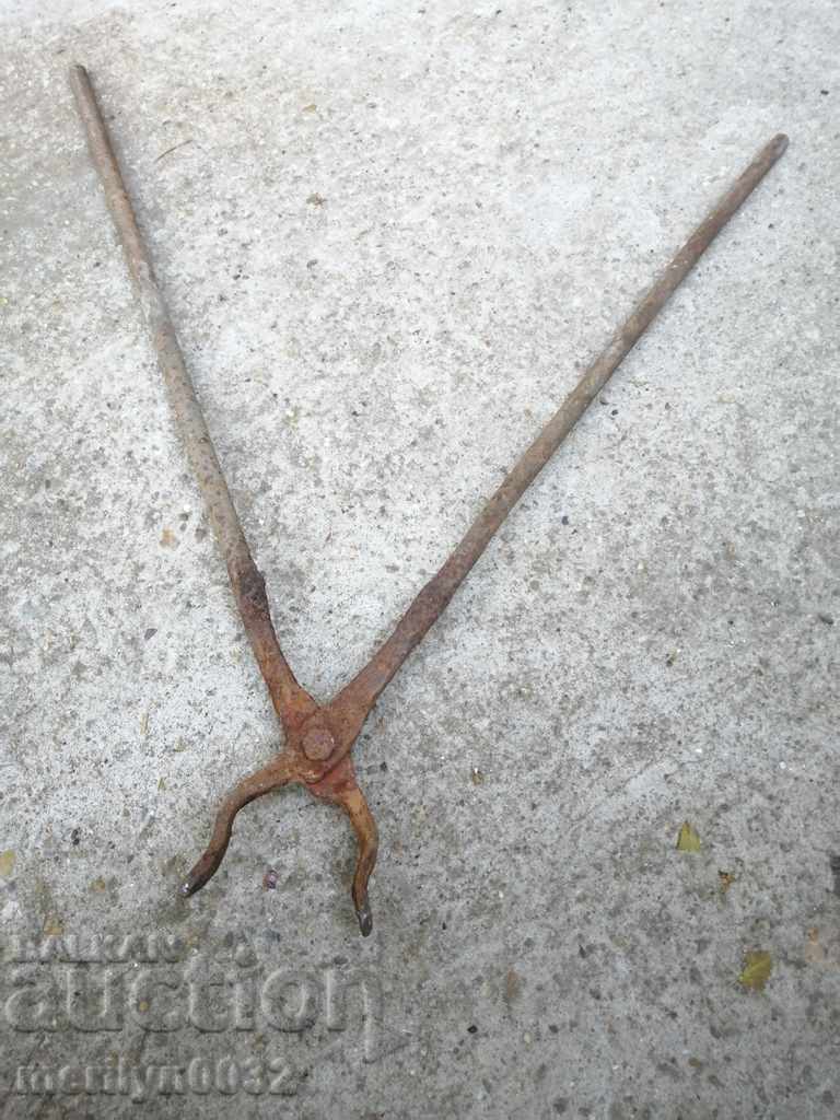 Blacksmith's tongs wrought iron tool