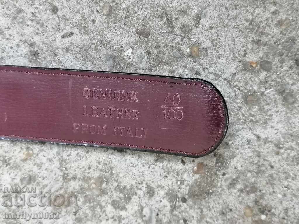 Crocodile leather belt with price 88.00 BGN | € 44.99 Crocodile leather belt with price 88.00 BGN | € 44.99