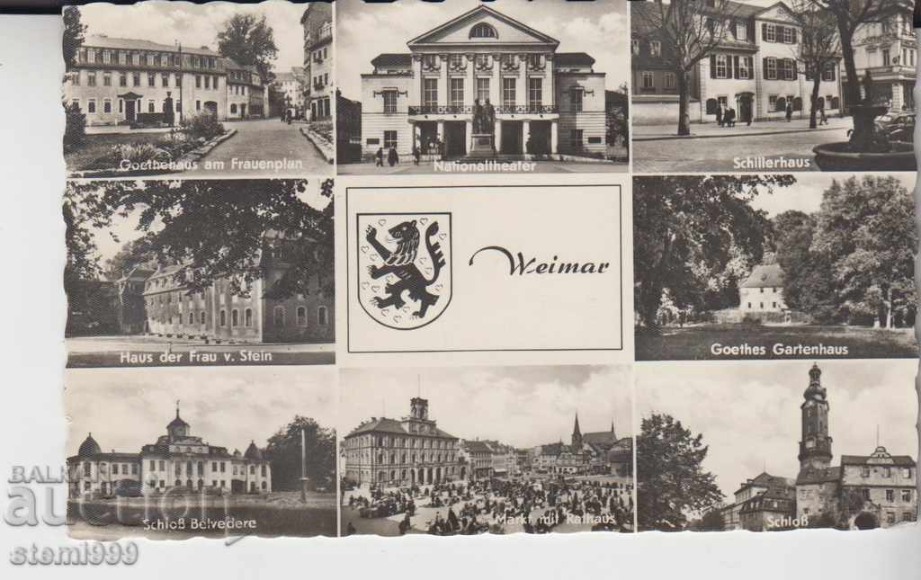 Пощенска картичка  Ваймар