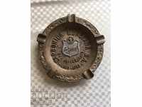 Ashtray large relief bronze, brass-950 gr