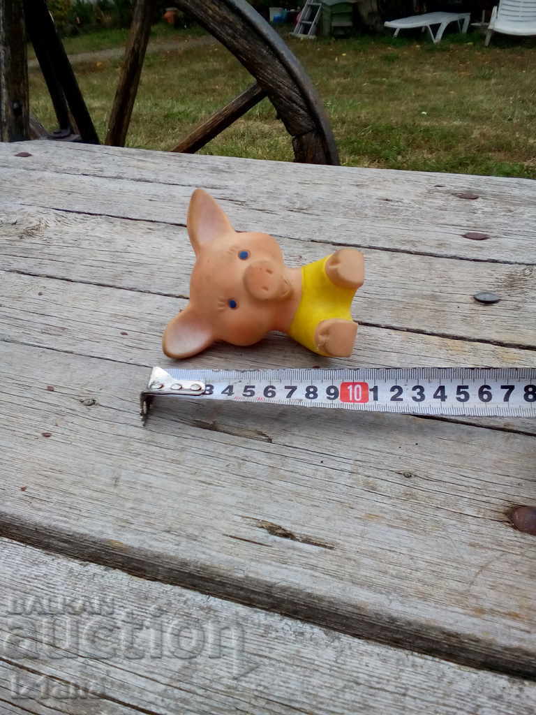 Old rubber toy pig - 7 Old rubber toy pig - 7
