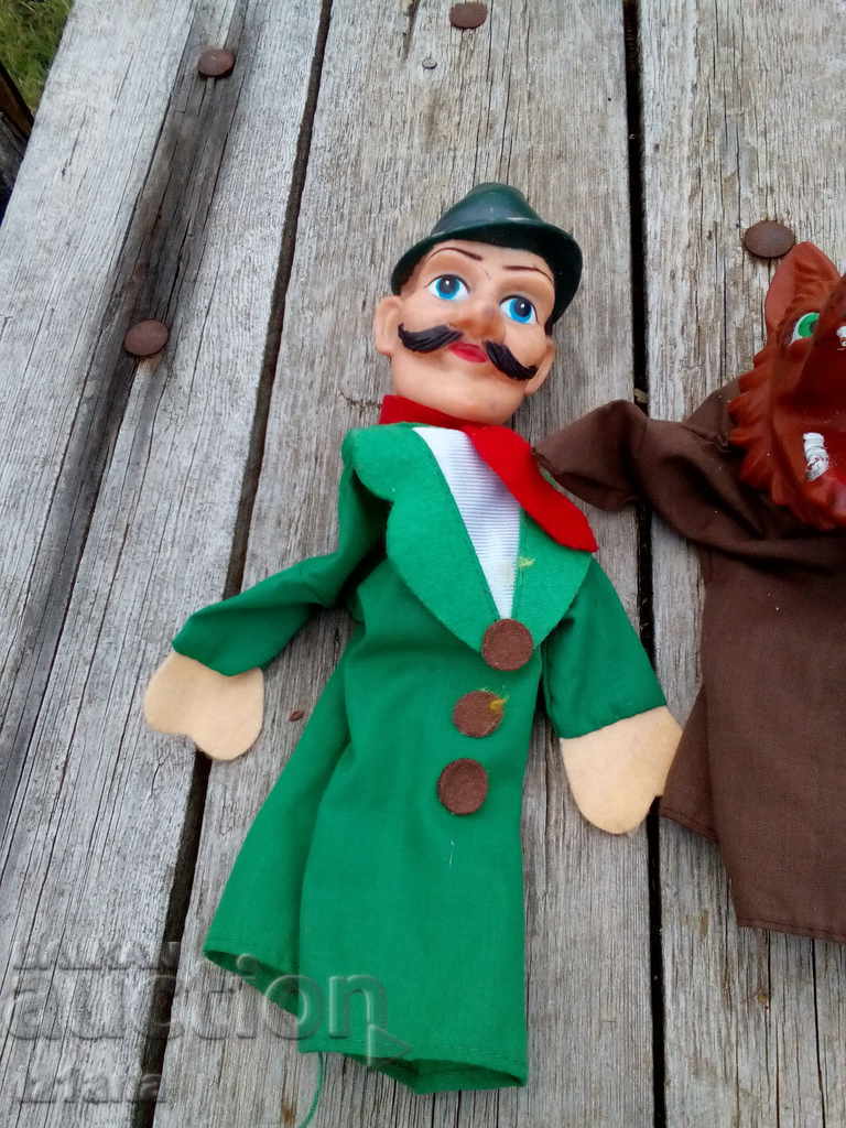 Old dolls for puppet theater, Little Red Riding Hood with price 110.00 BGN | € 56.24