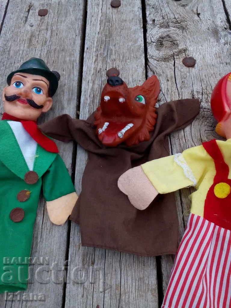 Auction  Old dolls for puppet theater, Little Red Riding Hood