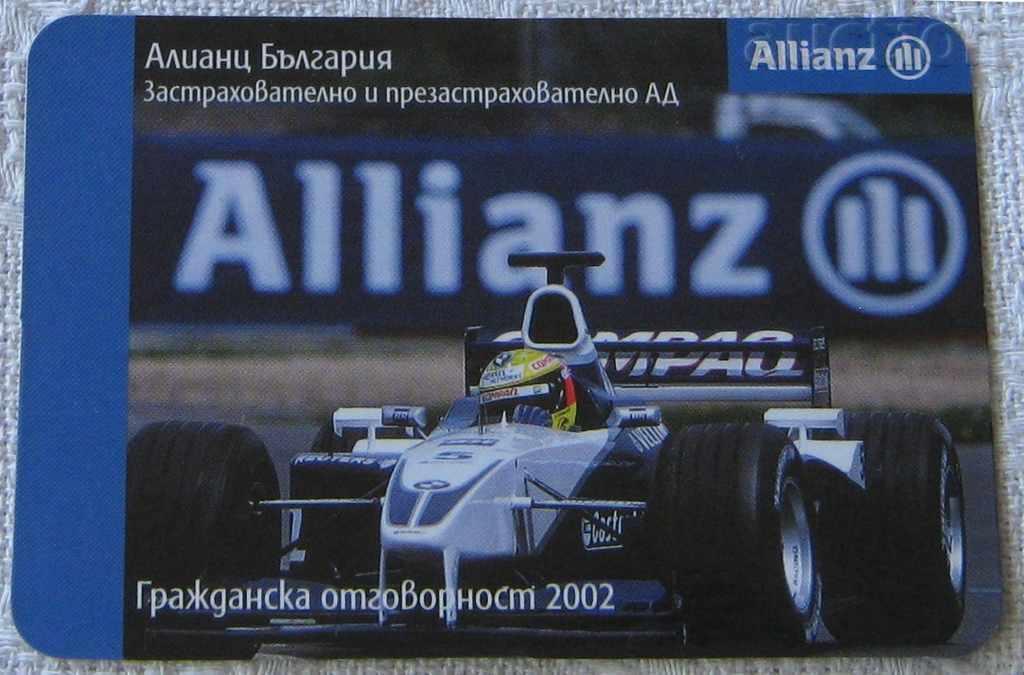 CALENDAR INSURANCE ALLIANCE BULGARIA 2002