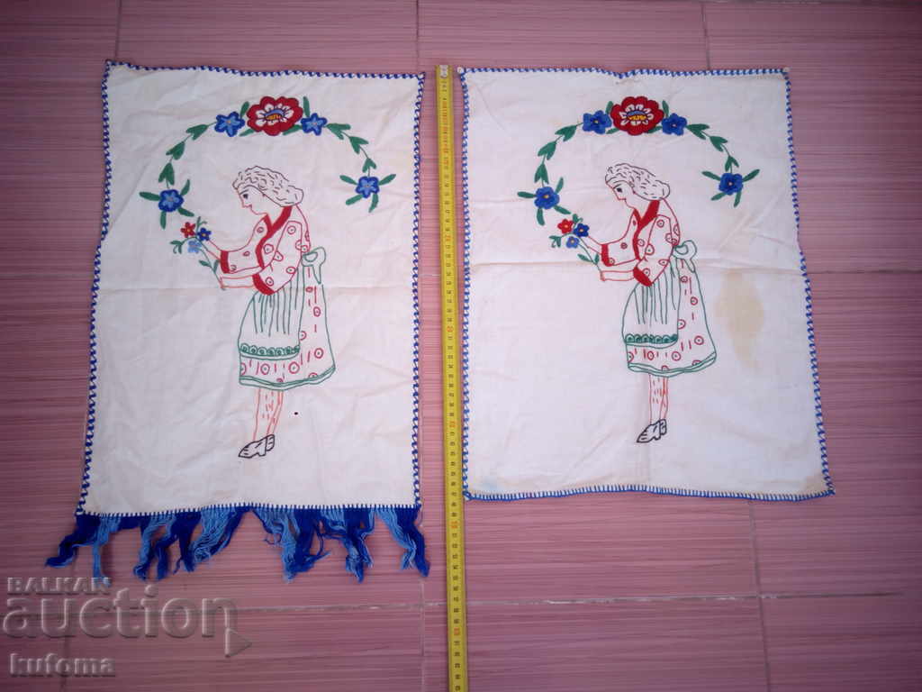 Hand embroidered carriage