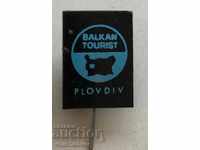 26589 Bulgaria sign Balkantourist Plovdiv 70's