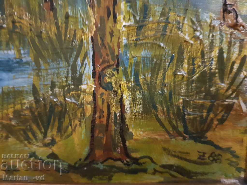 Auction Oil painting on canvas, signed Auction Oil painting on canvas, signed