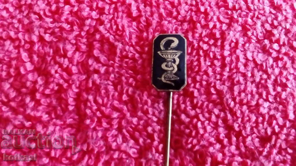 Auction Old social badge enamel pin bronze Pharmacy Medicine Doctor Auction Old social badge enamel pin bronze Pharmacy Medicine Doctor