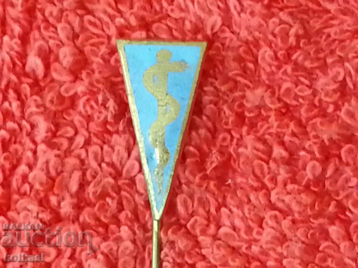 Old social badge enamel pin bronze Pharmacy Medicine Doctor - 6 Old social badge enamel pin bronze Pharmacy Medicine Doctor - 6