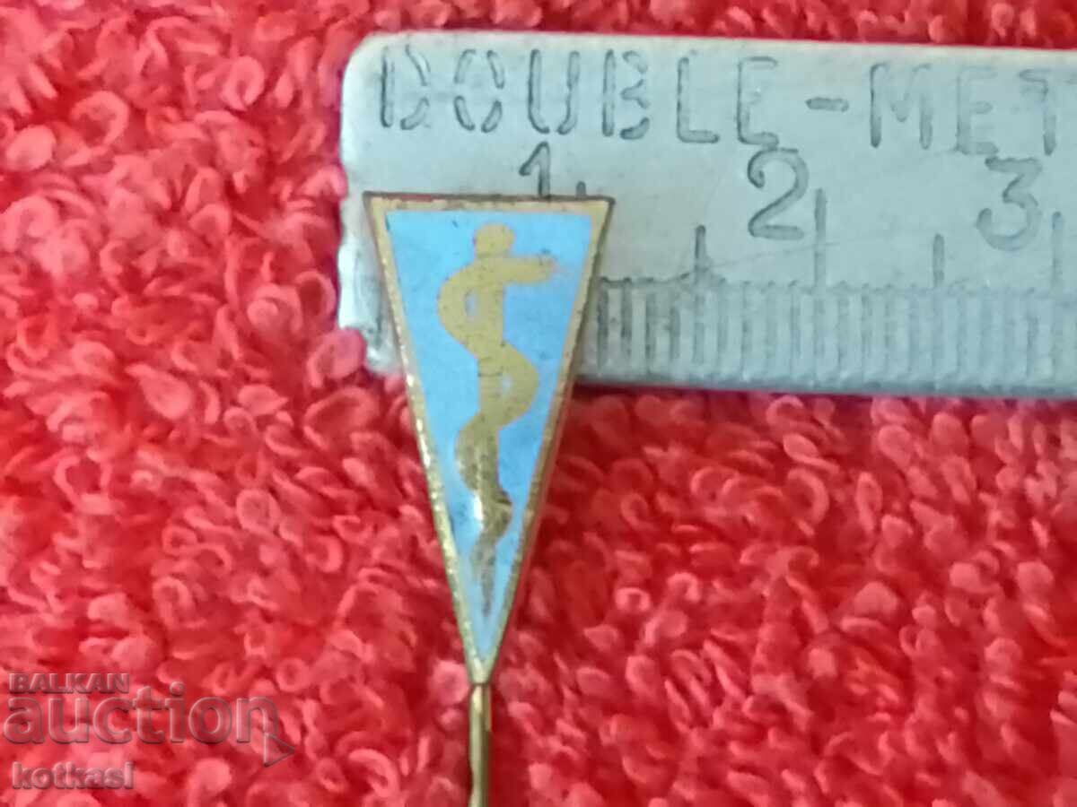 Old social badge enamel pin bronze Pharmacy Medicine Doctor Old social badge enamel pin bronze Pharmacy Medicine Doctor