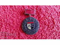 Old sports football MERIT BADGE enamel Levski Spartak