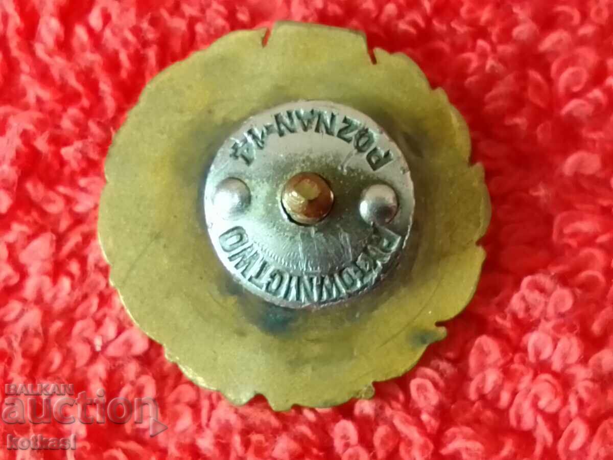 Аукцион Стара спортна значка на винт Стрелба с лък