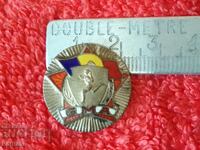 Old sports social badge enamel GMA Romania