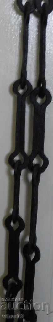 Auction Forged chain with hook, firebox Auction Forged chain with hook, firebox