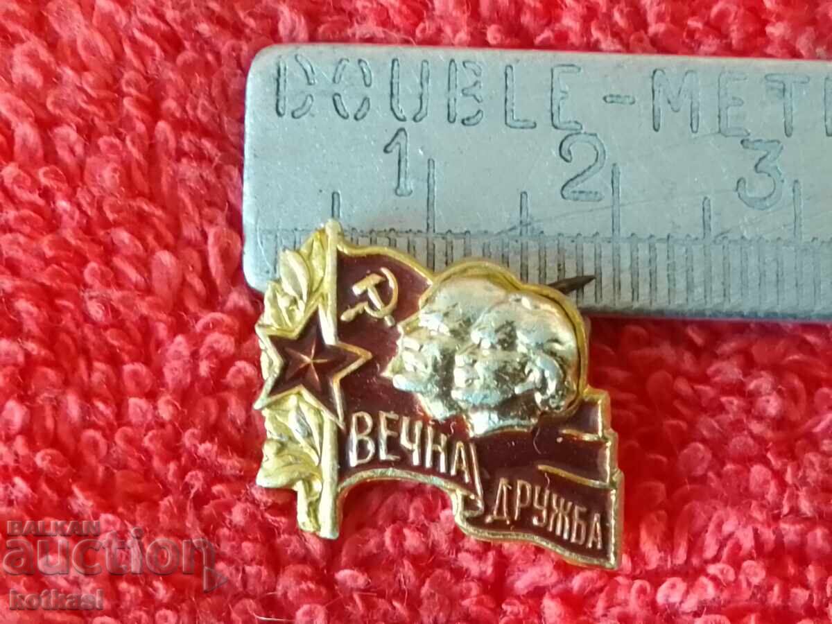 Old social badge ETERNAL FRIENDSHIP Old social badge ETERNAL FRIENDSHIP