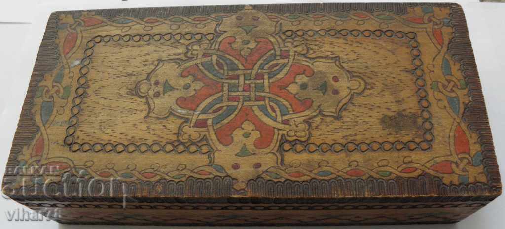 An old wooden box with a mirror with price 34.99 BGN | € 17.89