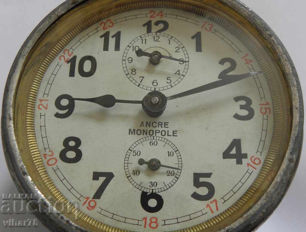 ALARM CLOCK -ANCRE MONOPOLE with price 99.99 BGN | € 51.12 ALARM CLOCK -ANCRE MONOPOLE with price 99.99 BGN | € 51.12