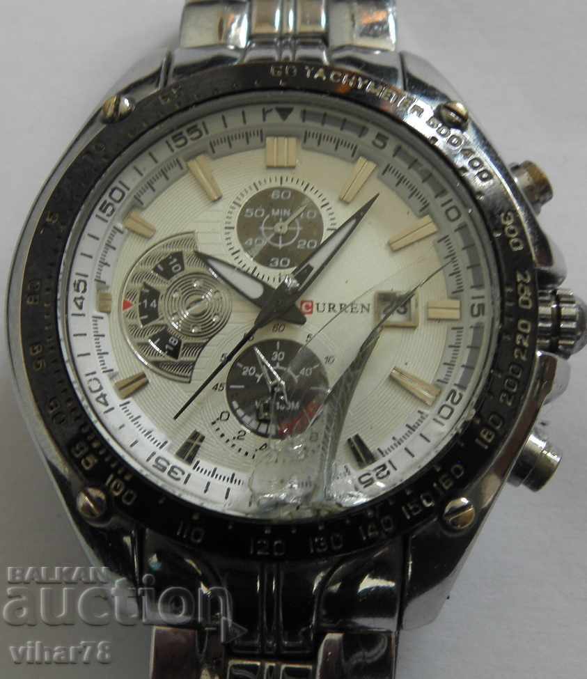 MEN'S QUARTZ CLOCK-CURREN with price 24.99 BGN | € 12.78 MEN'S QUARTZ CLOCK-CURREN with price 24.99 BGN | € 12.78