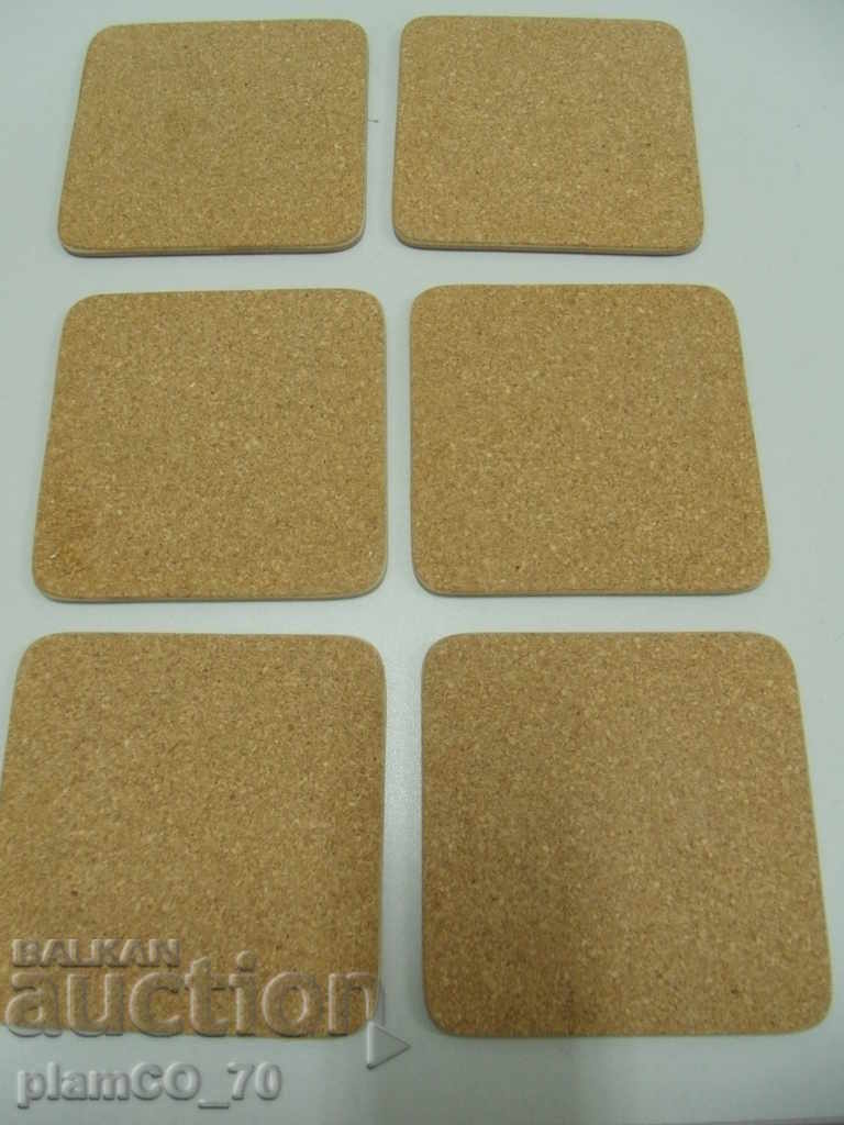 Delivery of No. * 3510 set 6 pcs. old cork pads - christmas motif Delivery of No. * 3510 set 6 pcs. old cork pads - christmas motif