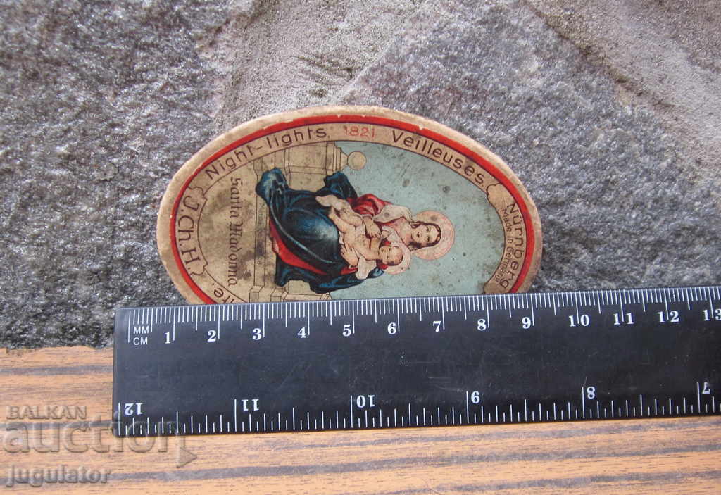 ancient old German church box with icon from 1931. - 7 ancient old German church box with icon from 1931. - 7