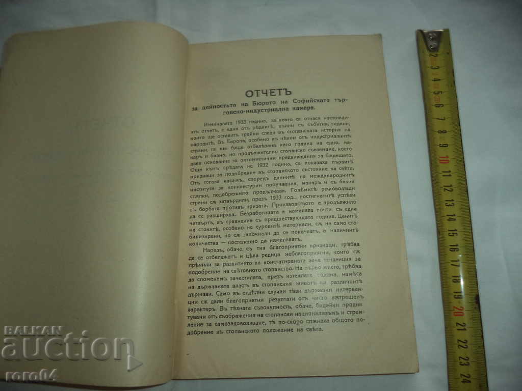 Auction  ACTIVITY REPORT OF THE SOFIA BUREAU