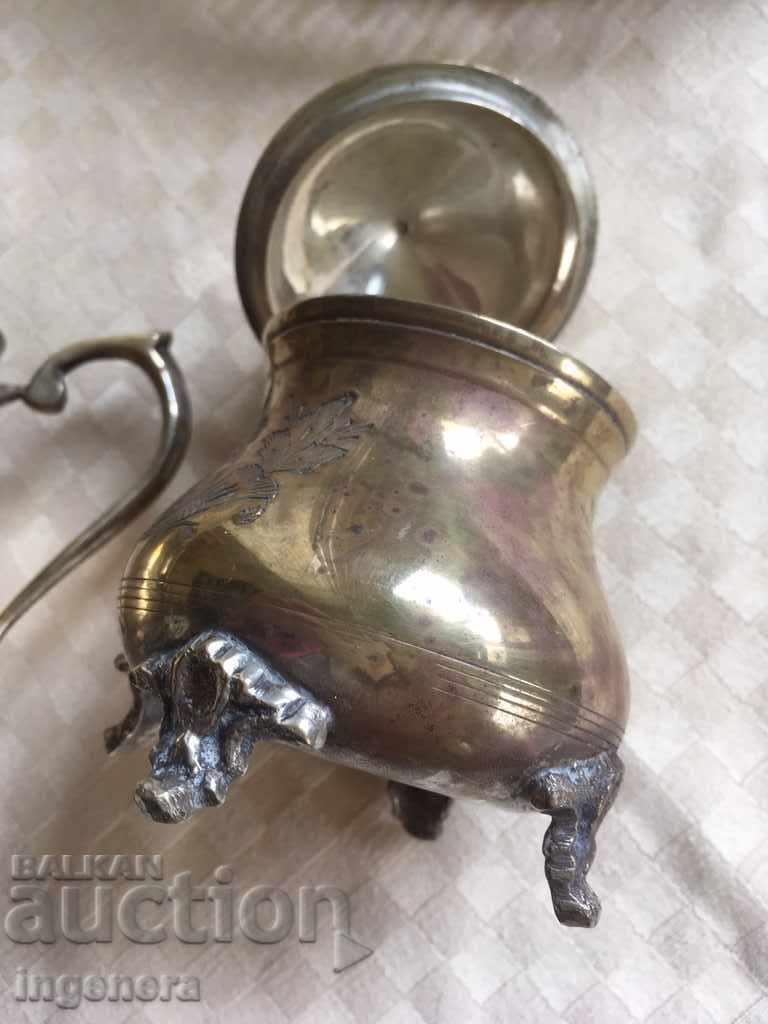 SERVICE SILVER AGED BRASS ORNAMENTS MARKINGS - 6 SERVICE SILVER AGED BRASS ORNAMENTS MARKINGS - 6