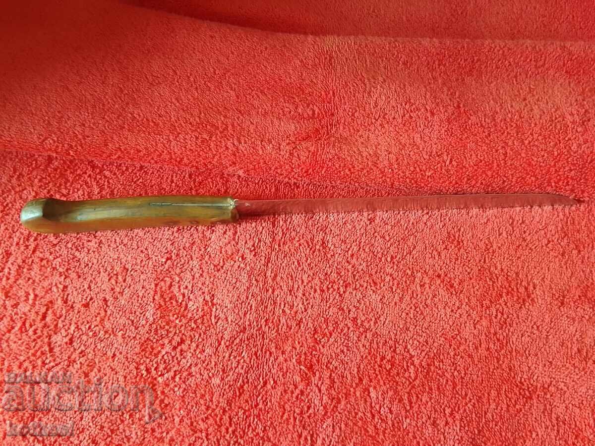 Old large knife sharpened by P. Denev - 7 Old large knife sharpened by P. Denev - 7