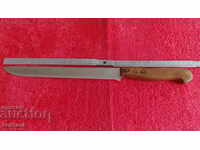 Old large knife sharpened by P. Denev