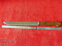 Cuțit mare vechi ascuțit de P. Denev