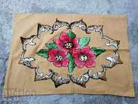 Old woven embroidered embroidered costume pillow case