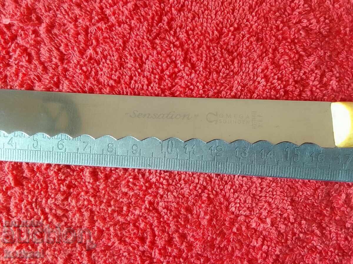 Παράδοση Παλιό μαχαίρι με σήμανση Omega Solingen